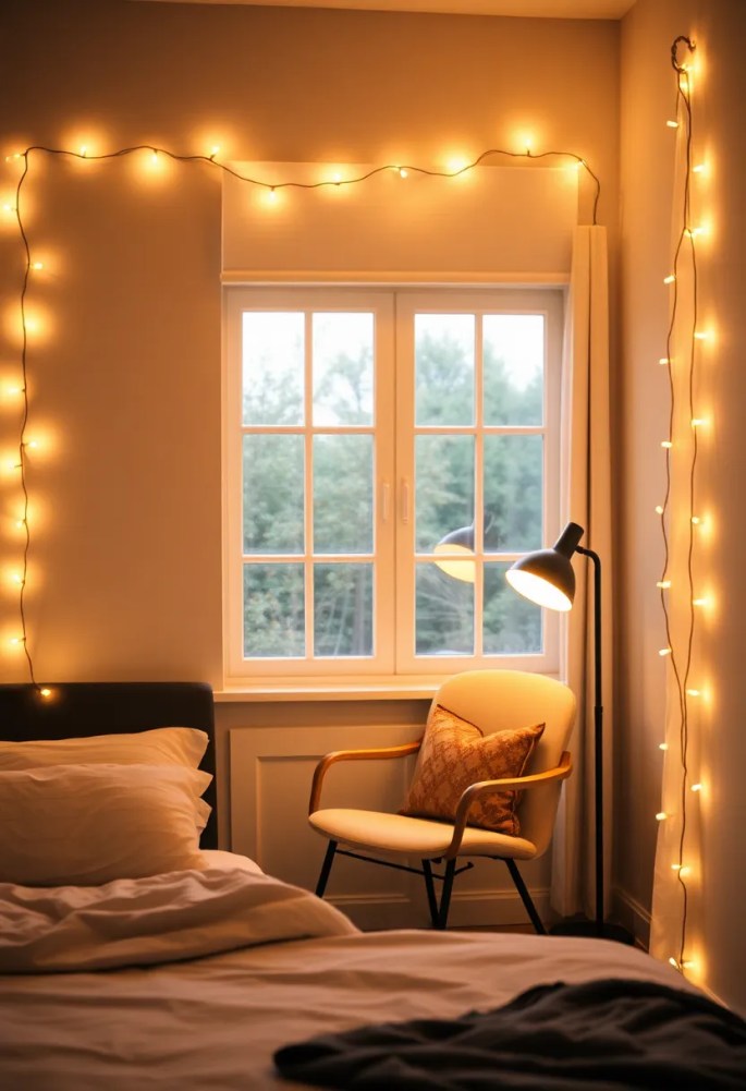 15 Budget-Friendly Bedroom Makeover Ideas That Will Blow Your Mind! - 4. Creative Lighting Solutions