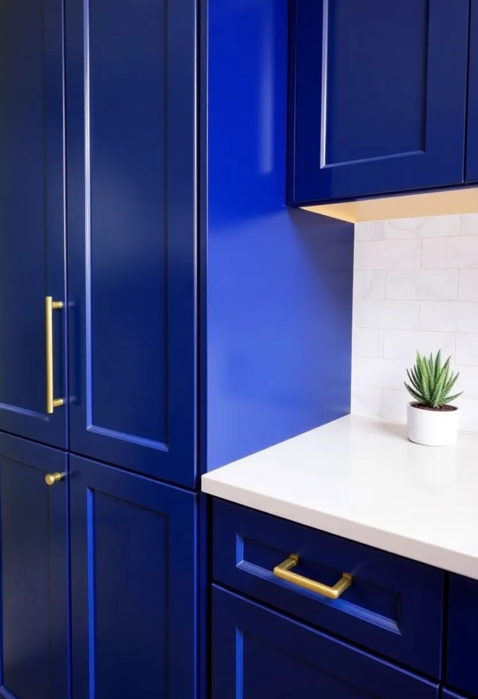 15 Budget Friendly Kitchen Makeovers for 2025 - 1. Bold Cabinet Colors
