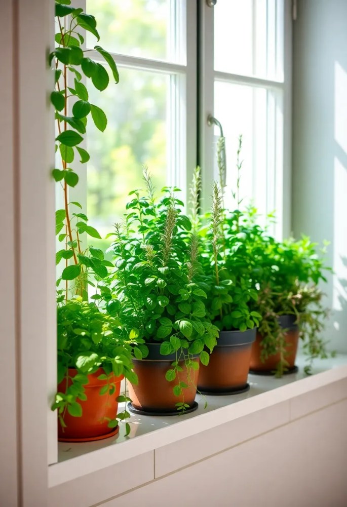 15 Budget Friendly Kitchen Makeovers for 2025 - 11. Plants and Herbs