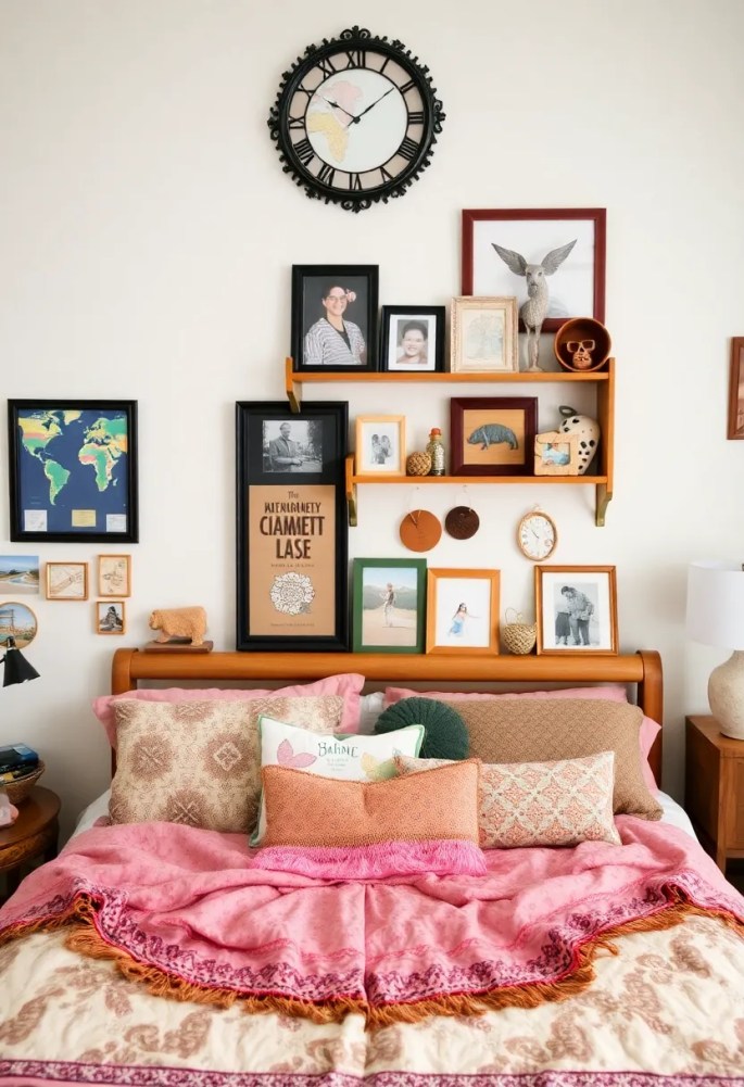 18 Boho Bedroom Ideas That Will Give You Major Décor Envy! - 11. Personalized Touches