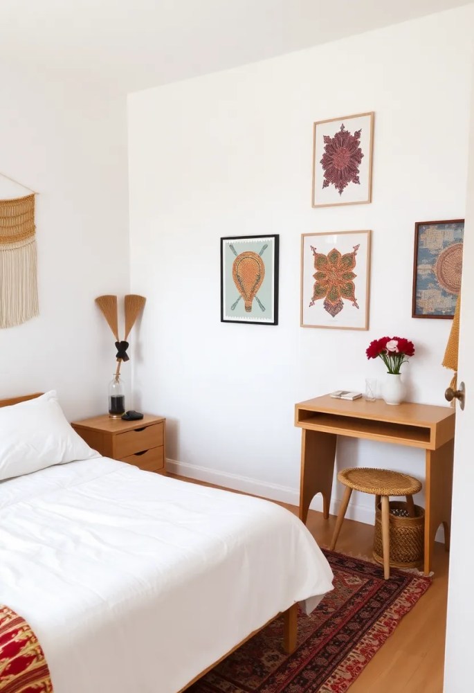 18 Boho Bedroom Ideas That Will Give You Major Décor Envy! - 15. Minimalist Furniture