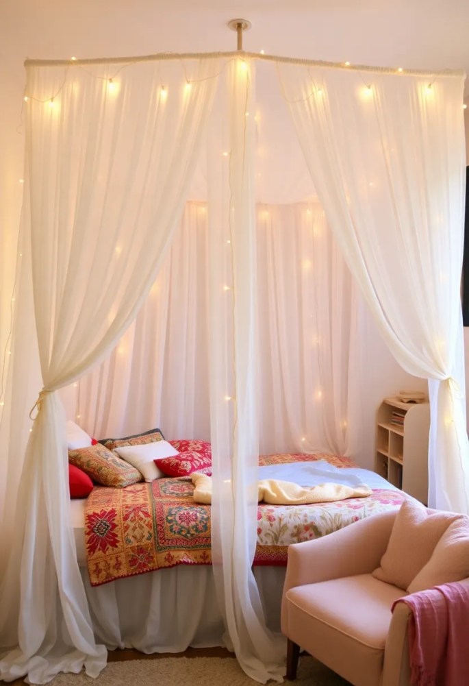 18 Boho Bedroom Ideas That Will Give You Major Décor Envy! - 4. Bohemian Canopy Beds