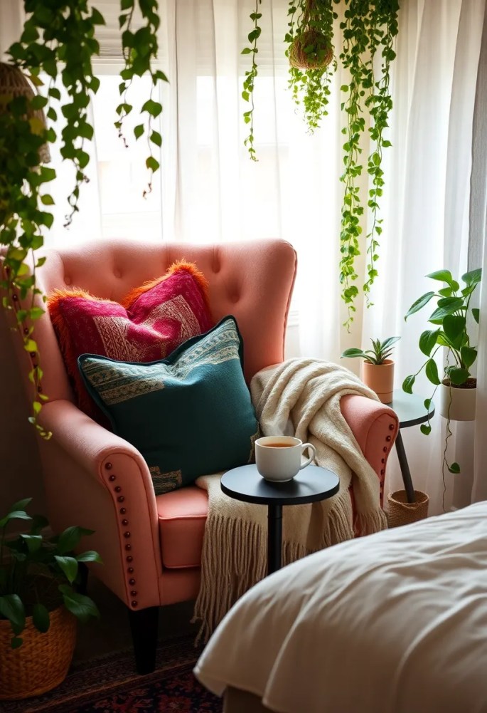 18 Boho Bedroom Ideas That Will Give You Major Décor Envy! - 6. Cozy Nooks