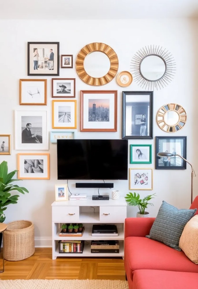 18 Small Space Decor Hacks That'll Transform Your Tiny Apartment into a Stylish Retreat (#7 Will Amaze You!) - 8. Personalize with Art