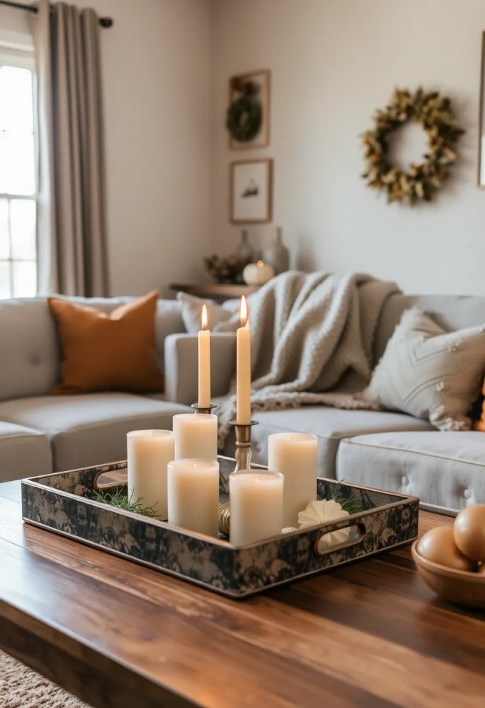 20 Cozy Living Room Ideas That'll Make You Want to Snuggle Up Right Now! - 12. Warm Accessories