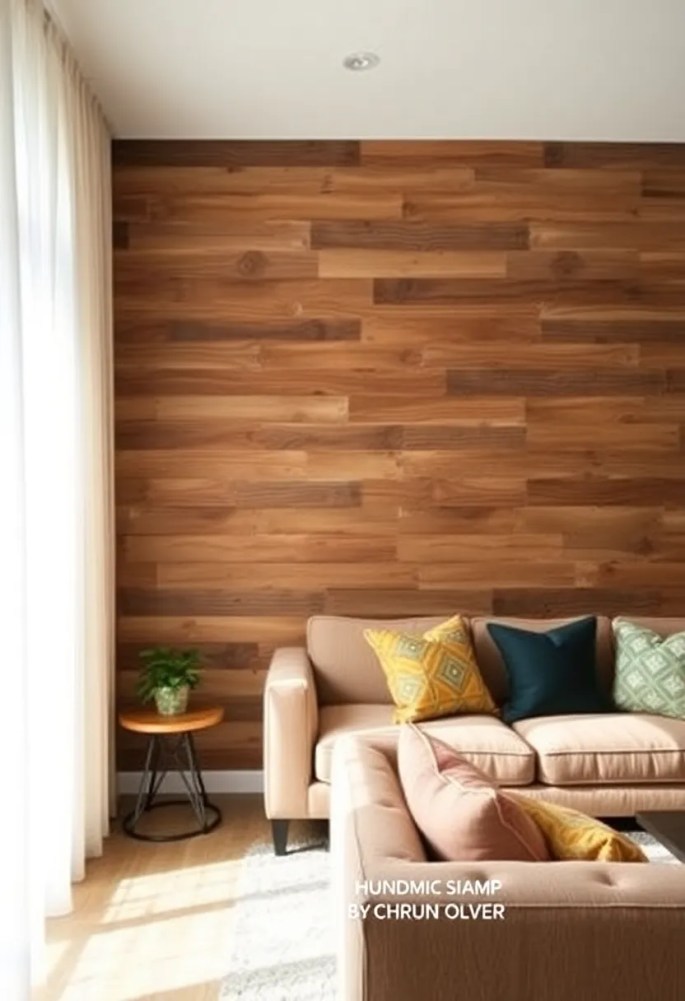 20 Cozy Living Room Ideas That'll Make You Want to Snuggle Up Right Now! - 17. Textured Walls