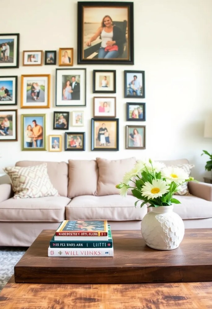 20 Cozy Living Room Ideas That'll Make You Want to Snuggle Up Right Now! - 6. Personal Touches